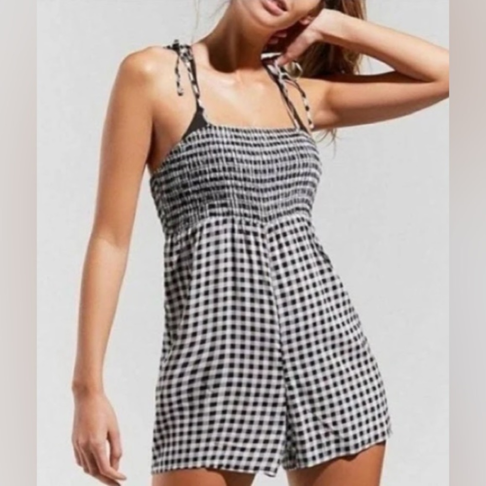 Out From Under Checkered Romper